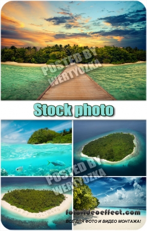    / Island in the ocean - stock photos