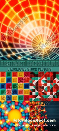      | Colored in abstract style backgrounds 2, 