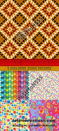   ,  | Creative mosaic backgrounds, textures, 