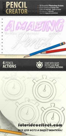 Pencil Creator - Photoshop Actions