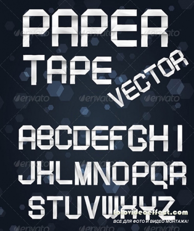 Paper Tape Vector