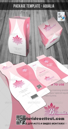 Packaging Template  Aqualia Beauty