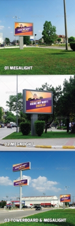 Mockup For Outdoor Advertising Displays