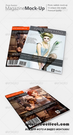 Photo-realistic Magazine Mock-Up