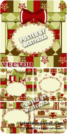         / Christmas vector background