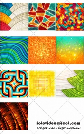      | Colored in abstract style backgrounds 3, 