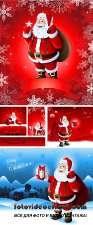 Stock: Santa Claus background