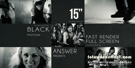 Black Solid Motion - Project for After Effects (Videohive)