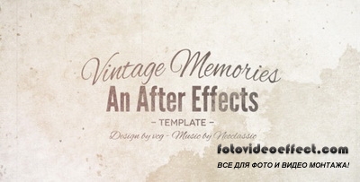 Vintage Memories: After Effects Project (VideoHive)