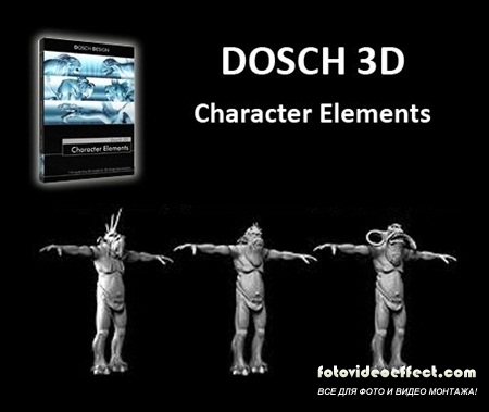DOSCH Design  3D Character Elements