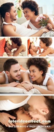 Stock Photo: Couple in Bed