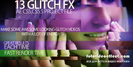 Video Glitch FX - Project for After Effects (Videohive)