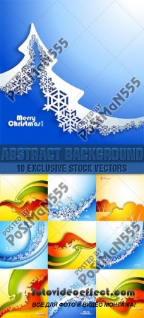    -      | Autumn and Winter - Colored in abstract style backgrounds 4, 