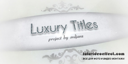 Luxury Titles Pack- Project for After Effects (Videohive)