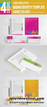 Game Colors Stationery