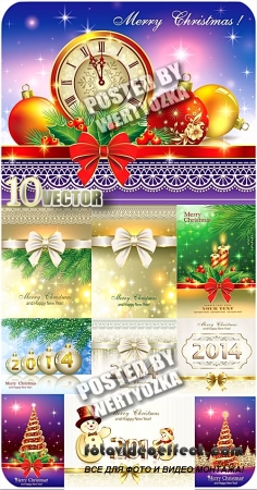  , , ,  / Christmas backgrounds - vector stock