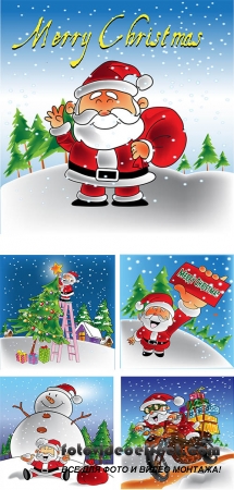 Stock: Santa Claus smiling