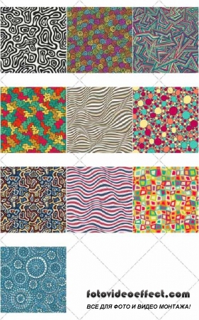      | Colored in abstract style backgrounds, 6 - 