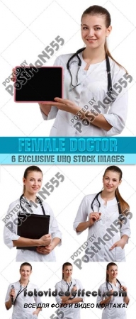  - | Beautiful female doctor, 2 -  