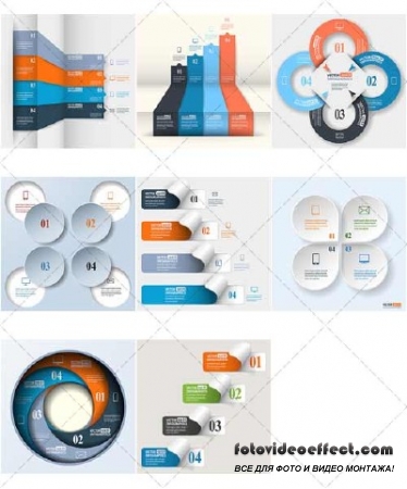   ,  | Design templates for enterprises, infographics 6, 