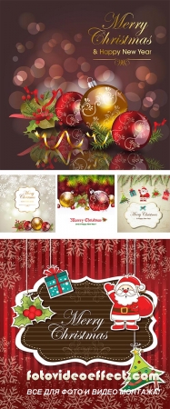 Stock: Abstract christmas background 15