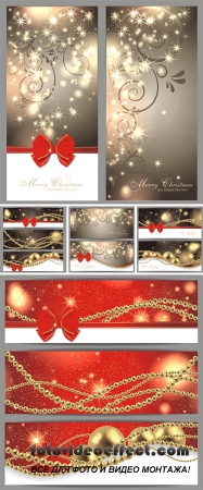 Stock: Christmas backgrounds banners 5
