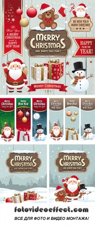 Stock: Christmas and new year wishes