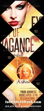 A Night Of Extravagance Flyer Template