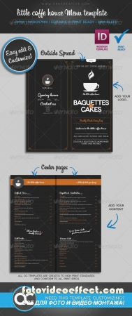 Little Coffee House Menu Template