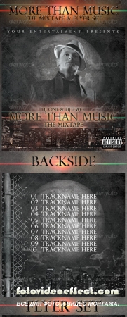 More Than Music  Mixtape and Flyer Template