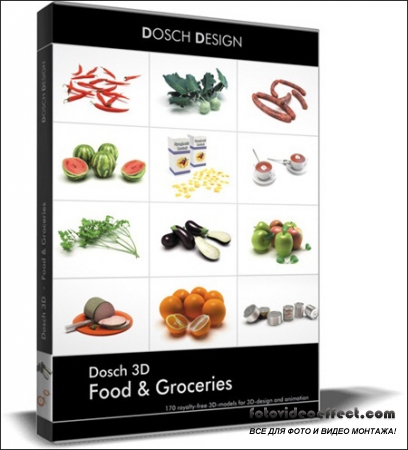 DOSCH DESIGN  3D Food & Groceries
