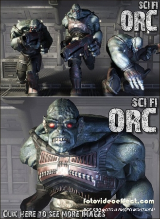 DEXSOFT-GAME Sci-Fi ORC animated character by Sasha Ollik