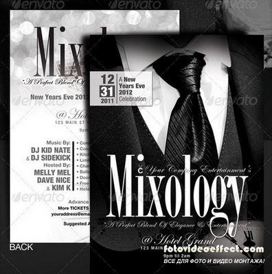 GraphicRiver - Mixology - New Years Eve Flyer - 1023333