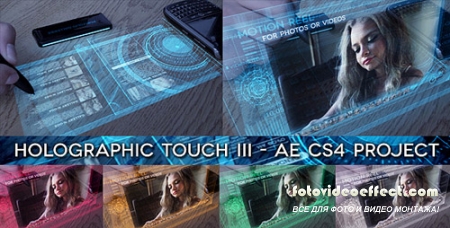 Holographic Touch III - Project for After Effects (Videohive)