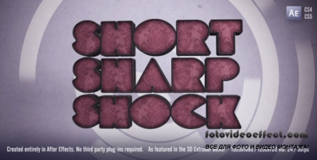 Short Sharp Shock - Project for After Effects (Videohive)