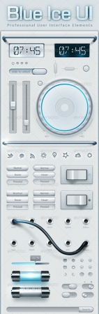 Blue Ice User Interface Elements
