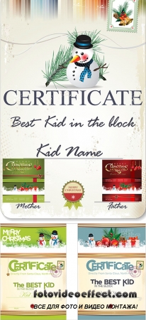 Stock: Certificate - best kid in the block