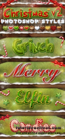 Christmas Photoshop Styles V2