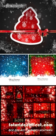 Stock: 2014 Christmas Colorful Background