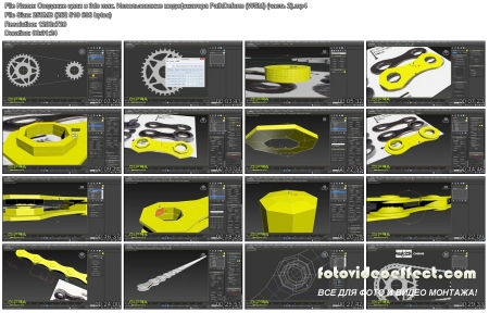 Создание цепи в 3ds max. Использование модификатора PathDeform (2013)