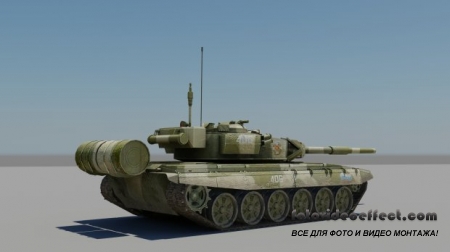 T-90A 3d model