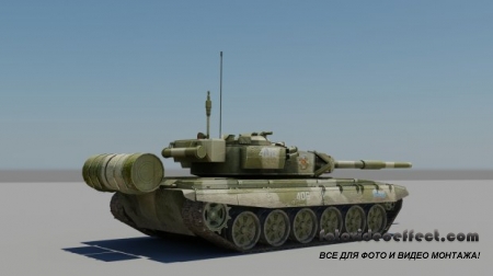 T-90A 3d model