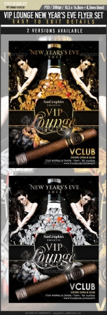 VIP Lounge New Years Eve Flyer