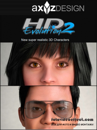 AXYZ METROPOLY HD Evo 2  High Quality Man & Woman Model