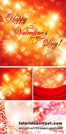  Stock: Valentine day background