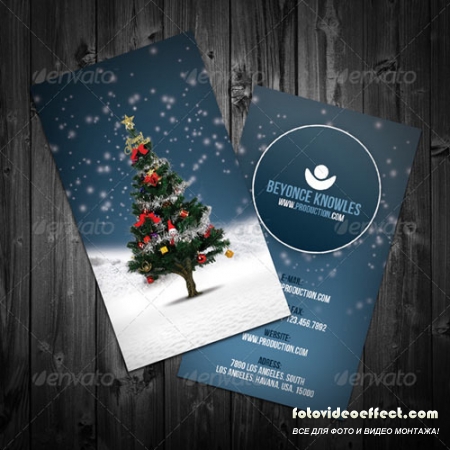 Christmas Business Card