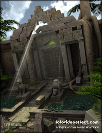 DAZ3D POSER The Ruins of Angkor