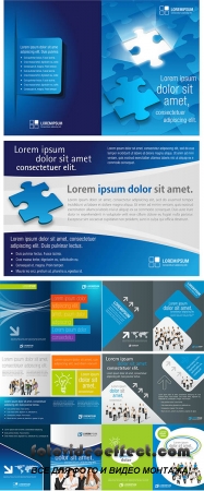 Stock: Business Brochure vector set