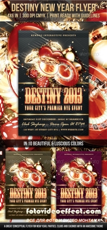 Destiny New Year Flyer