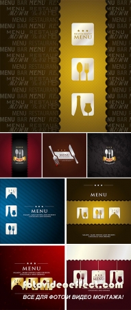 Stock: Restaurant menu presentation